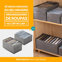 Organizador de ropuas   - Compre nosso kit com 3 itens pelo preço de 1 item e economize agora!