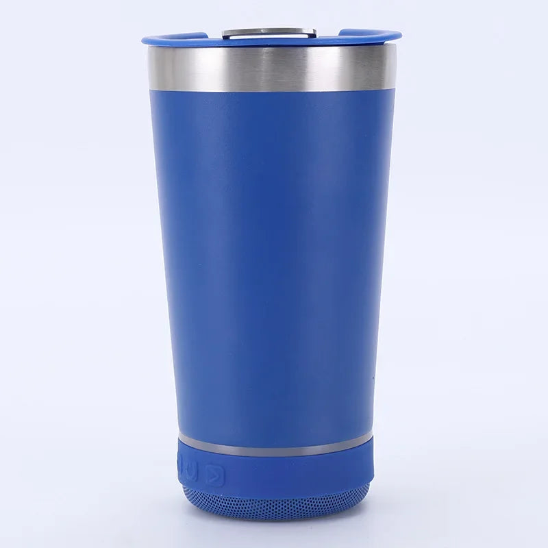 *PREÇO MEGA PROMOCIONAL DE LANÇAMENTO* Copo Térmico com Caixa de Som Bluetooth USB