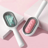 Escova para cuidados com cães e gatos com tanque de água