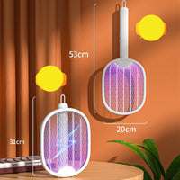 Mata-mosquitos elétrico 2 em 1 doméstico USB dobrável