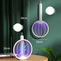 Mata-mosquitos elétrico 2 em 1 doméstico USB dobrável