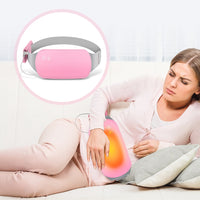 Almofada de aquecimento menstrual  cinto que aliviar a dor menstrual compressa quente massageador